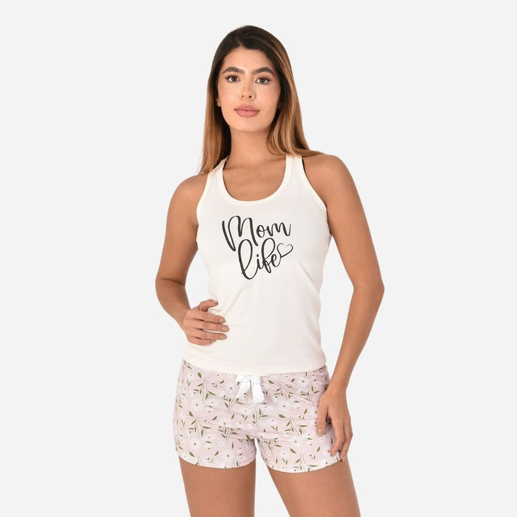 Pijama de Dama Blusa + Short Ref. 51452-008