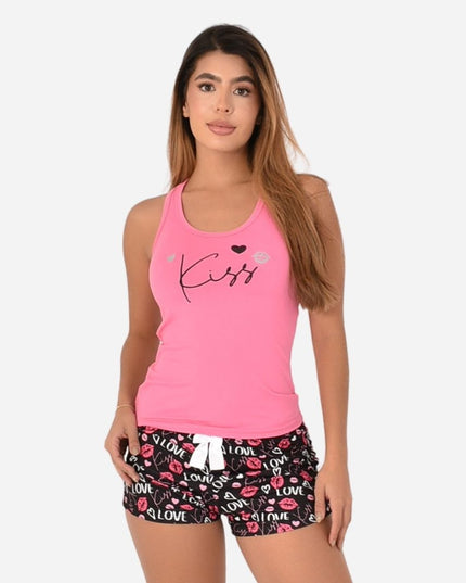 Pijama de Dama Blusa + Short Ref. 51452-009