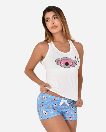 Pijama de Dama Blusa + Short Ref. 51452-010