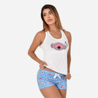 Pijama de Dama Blusa + Short Ref. 51452-010