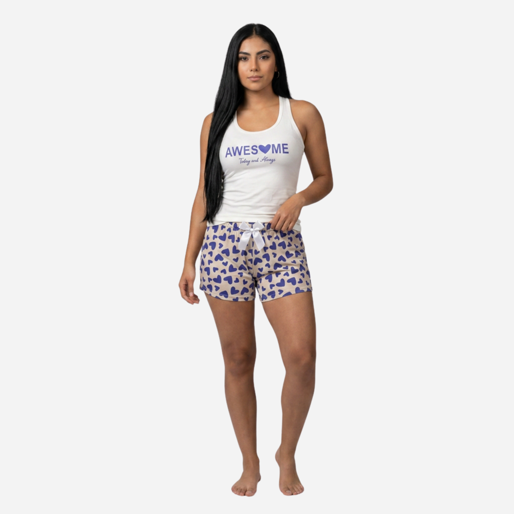 Pijama de Dama Blusa + Short Ref. 51452-019