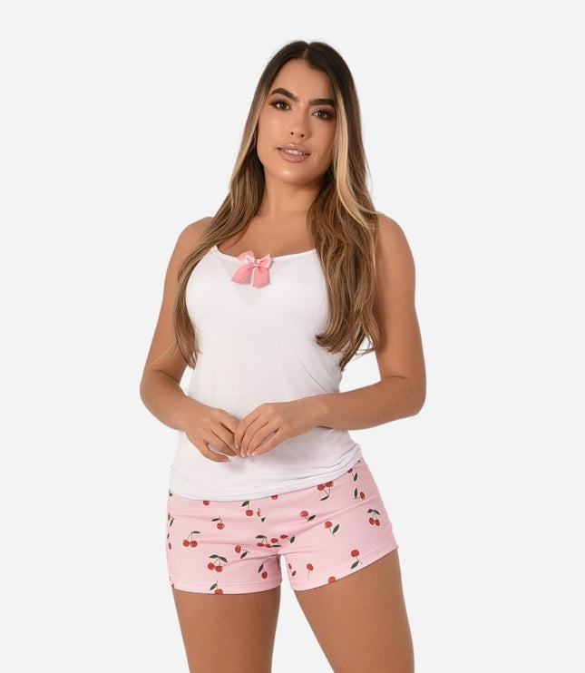 Pijama de Dama Blusa + Short Ref. 51454-057