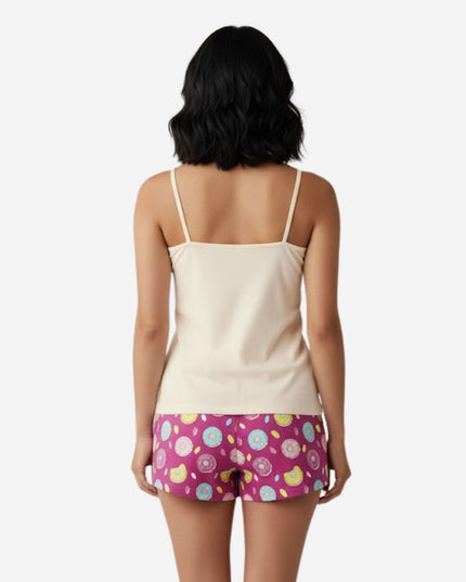 Pijama de Dama Blusa + Short Ref. 51454-061