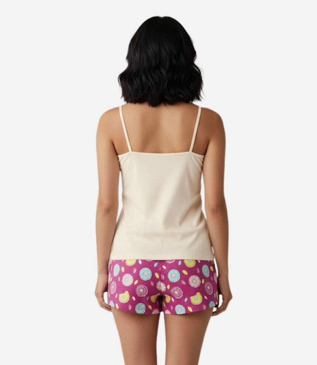 Pijama de Dama Blusa + Short Ref. 51454-061