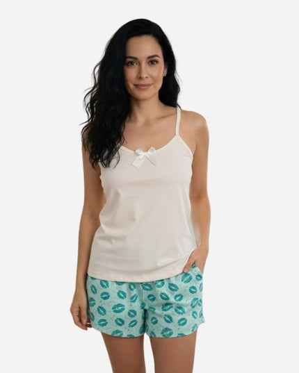 Pijama De Dama Blusa + Short Ref. 51454-062