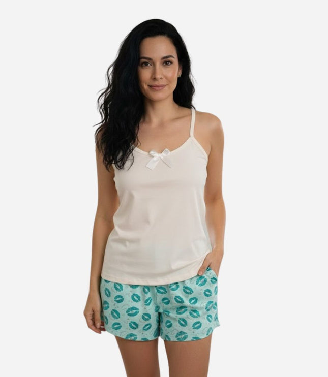 Pijama De Dama Blusa + Short Ref. 51454-062