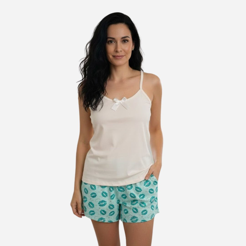 Pijama De Dama Blusa + Short Ref. 51454-062