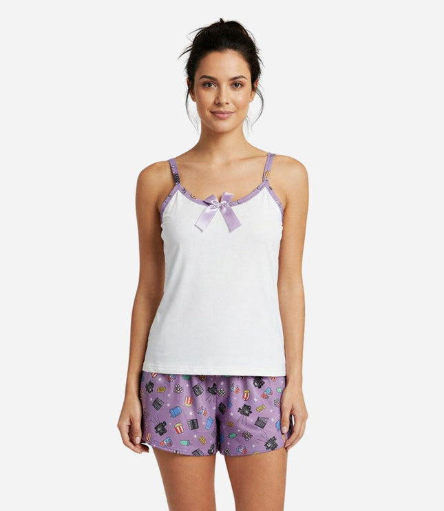 Pijama De Dama Blusa + Short Ref. 51454-070