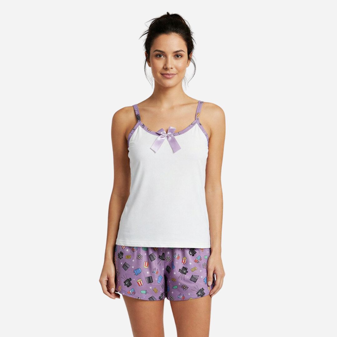 Pijama De Dama Blusa + Short Ref. 51454-070