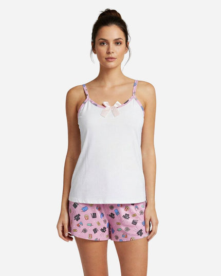 Pijama De Dama Blusa + Short Ref. 51454-070