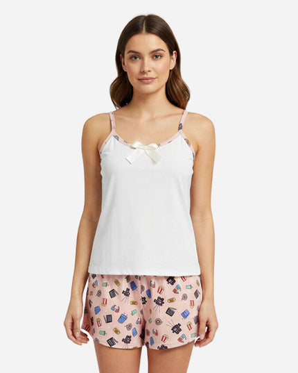 Pijama De Dama Blusa + Short Ref. 51454-070