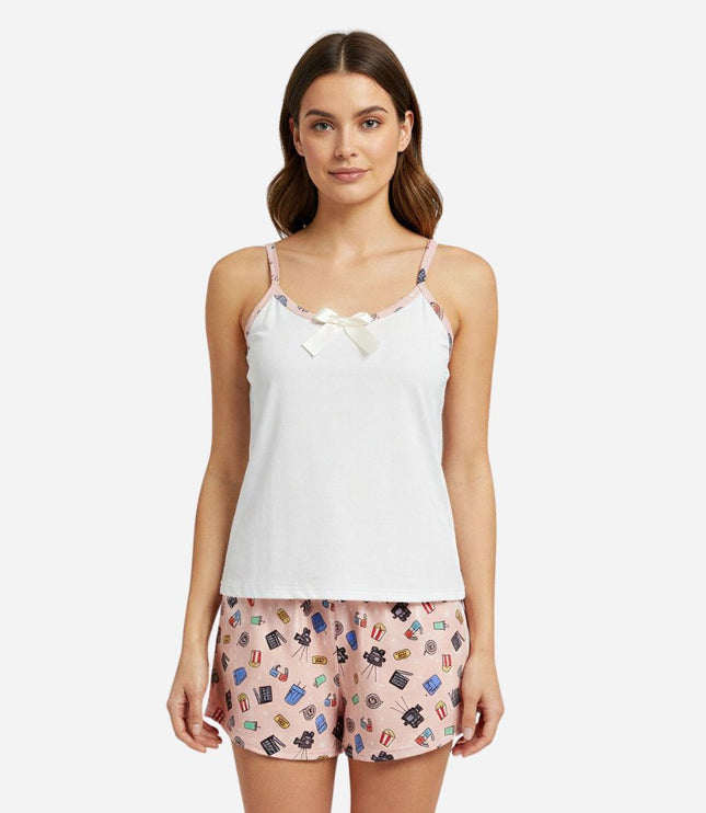 Pijama De Dama Blusa + Short Ref. 51454-070