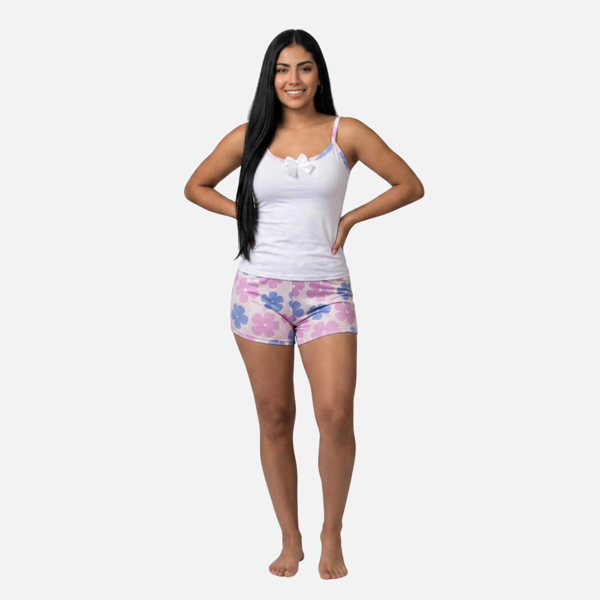 Pijama de Dama Blusa + Short Ref. 51454-089