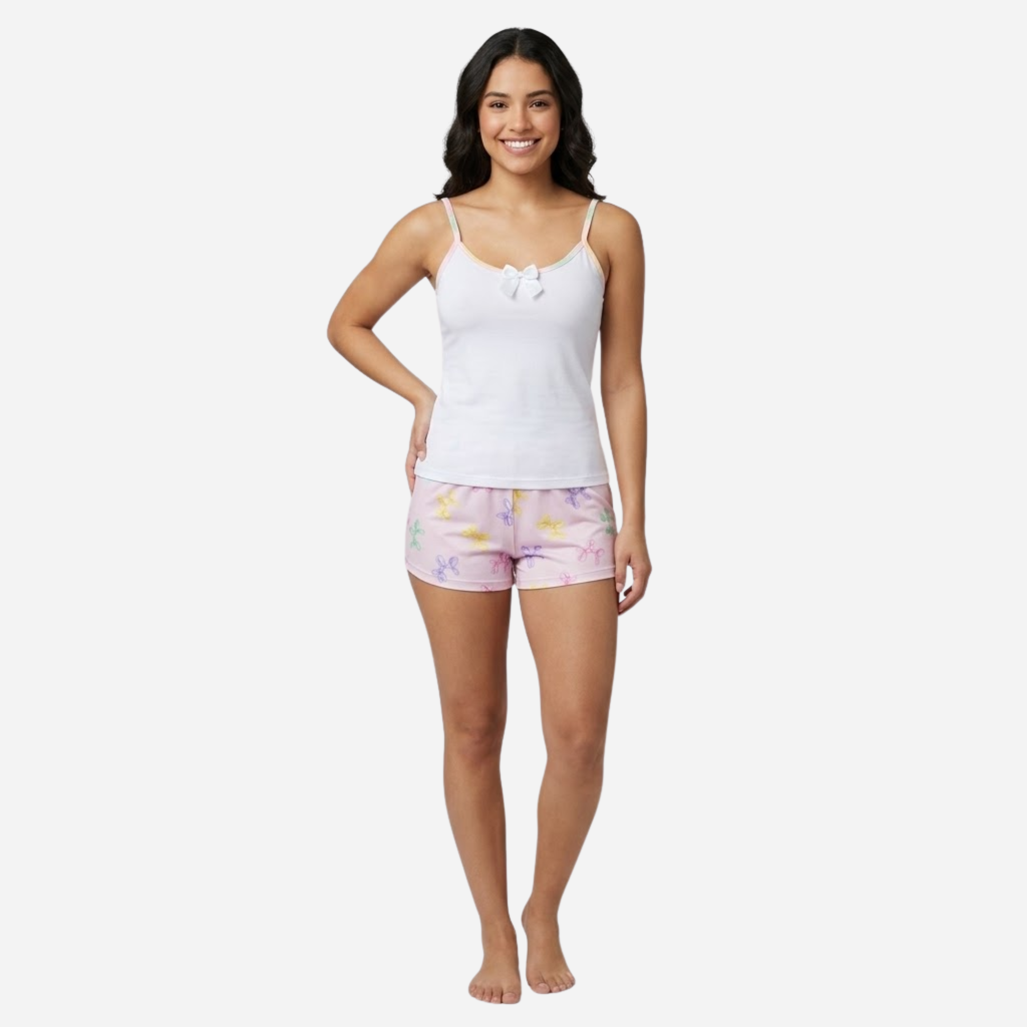 Pijama de Dama Blusa + Short Ref. 51454-090