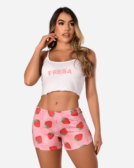 Pijama de Dama Blusa+Short Ref. 51454-32