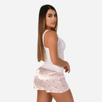 Pijama De Dama Satin Blusa + Short Ref. 514645