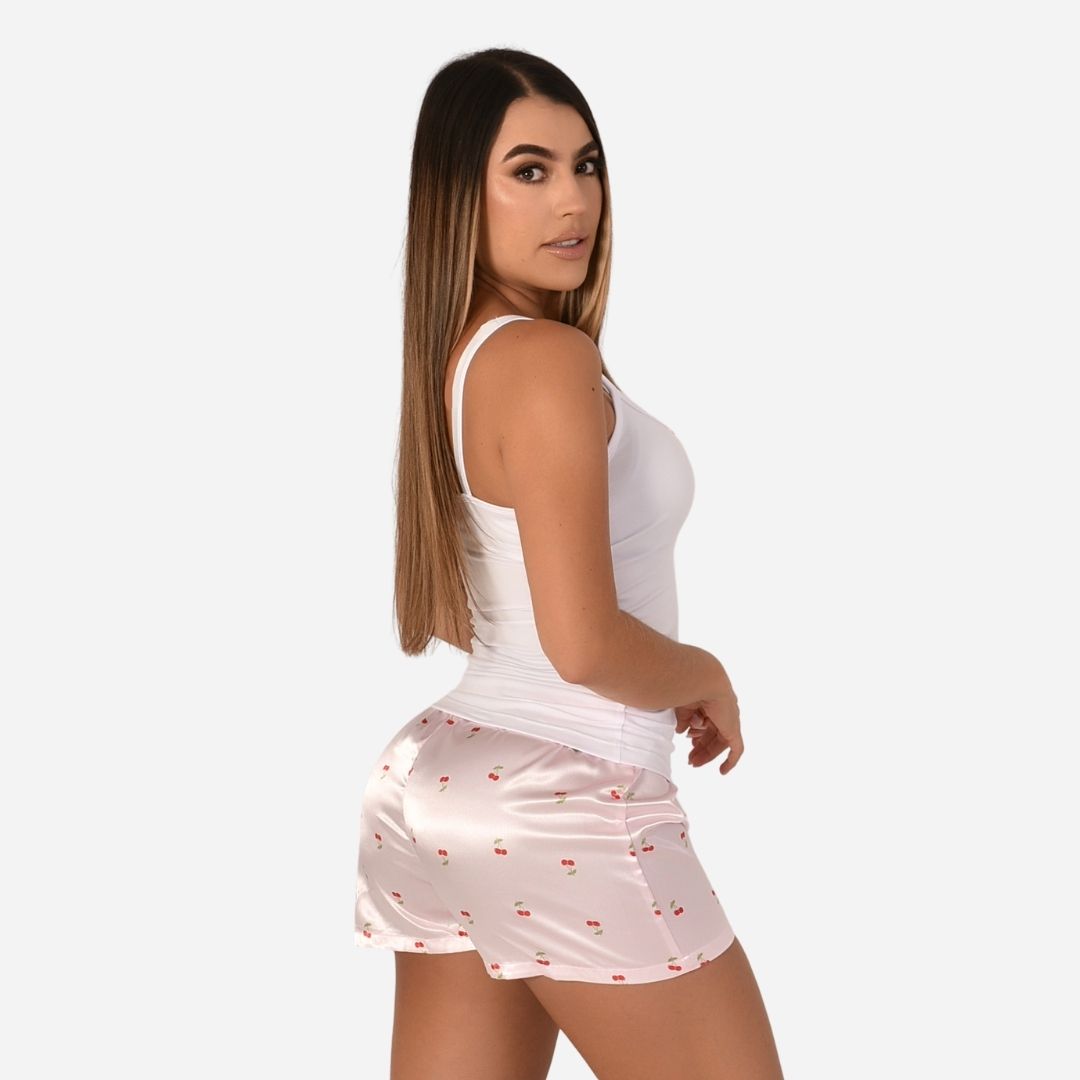 Pijama De Dama Satin Blusa + Short Ref. 514645