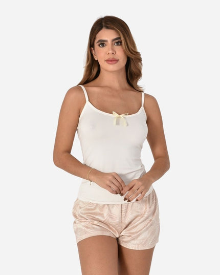 Pijama De Dama Satin Blusa + Short Ref. 514646