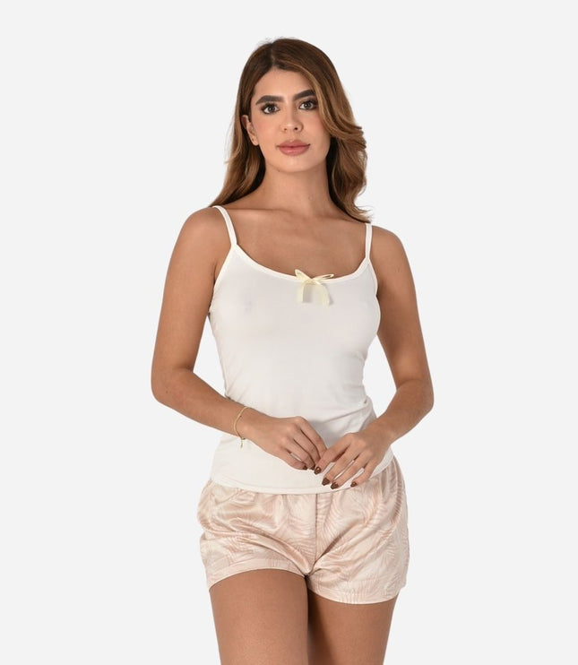 Pijama De Dama Satin Blusa + Short Ref. 514646