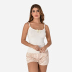 Pijama De Dama Satin Blusa + Short Ref. 514646