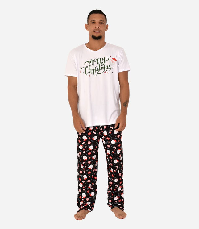 Pijama De Hombre Navideña Camiseta + Pantalon Ref. 51491-004