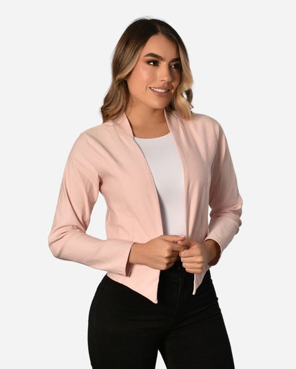 Chaqueta Básica Corte En Puntas Ref. 517001