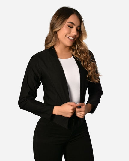 Chaqueta Básica Corte En Puntas Ref. 517001