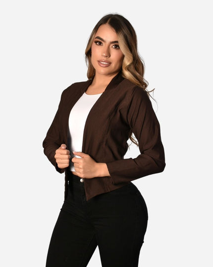 Chaqueta Básica Corte En Puntas Ref. 517001