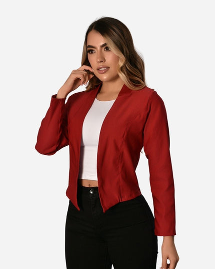 Chaqueta Básica Corte En Puntas Ref. 517001