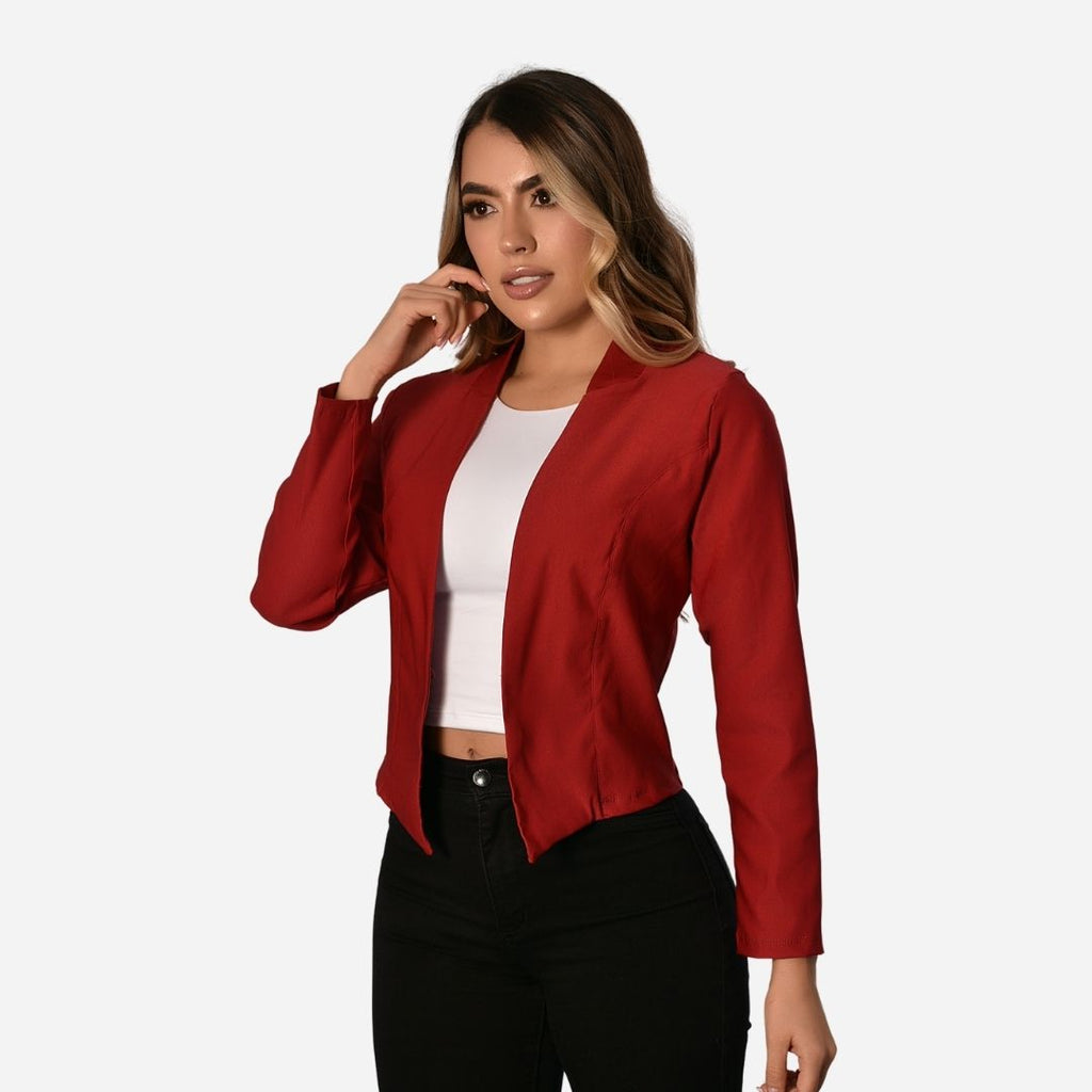Chaqueta Básica Corte En Puntas Ref. 517001