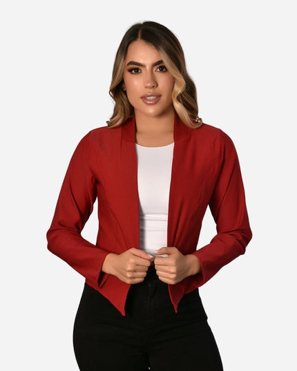 Chaqueta Básica Corte En Puntas Ref. 517001