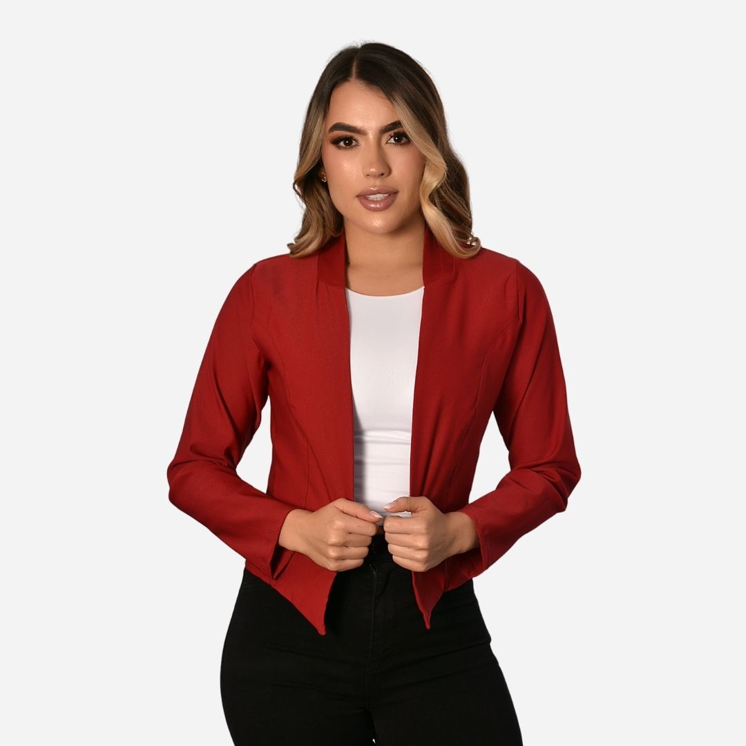 Chaqueta Básica Corte En Puntas Ref. 517001