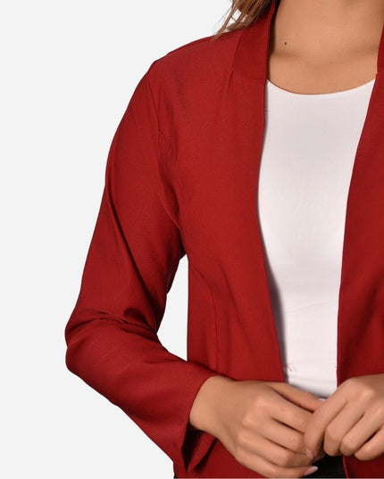 Chaqueta Básica Corte En Puntas Ref. 517001