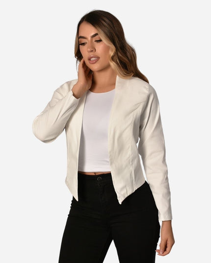 Chaqueta Básica Corte En Puntas Ref. 517001