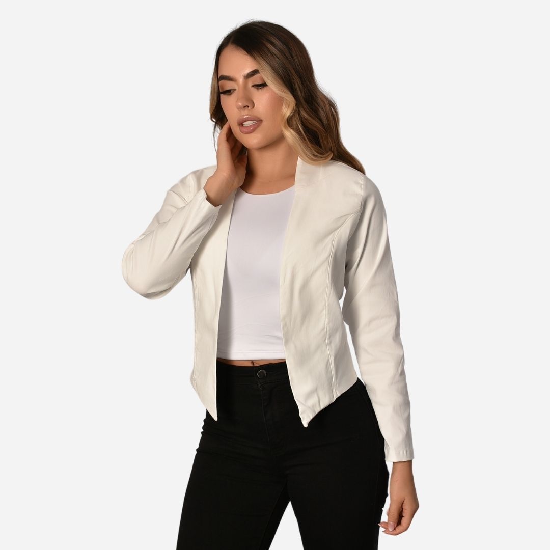 Chaqueta Básica Corte En Puntas Ref. 517001