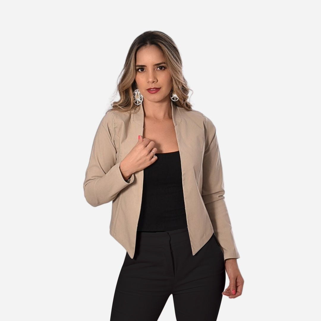 Chaqueta Básica Corte En Puntas Ref. 517001