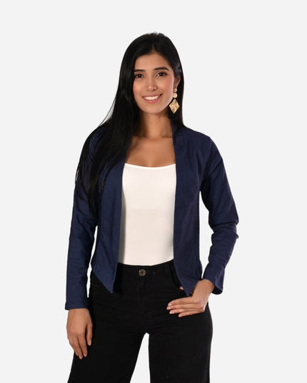 Chaqueta Básica Corte En Puntas Ref. 517001