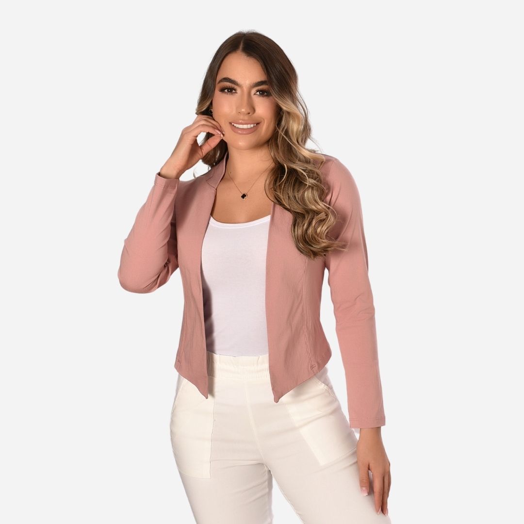 Chaqueta Básica Corte En Puntas Ref. 517001