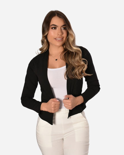 Chaqueta Básica Corte En Puntas Ref. 517001