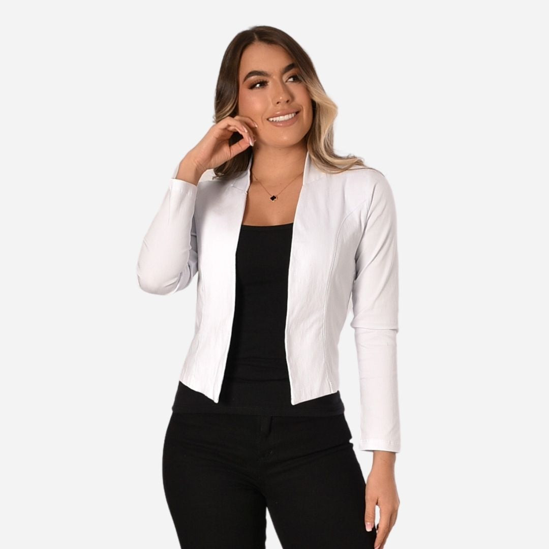 Chaqueta Básica Corte En Puntas Ref. 517001