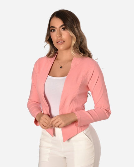 Chaqueta Básica Corte En Puntas Ref. 517001