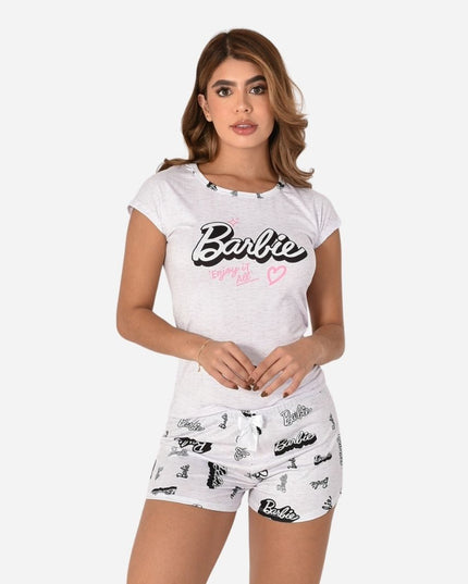 Pijama De Dama Blusa + Short Barbie Ref. 51753-001