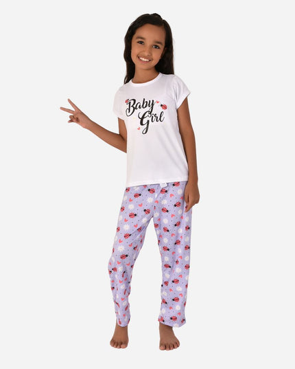 Pijama De Niña Blusa + Pantalon Ref. 52100-016