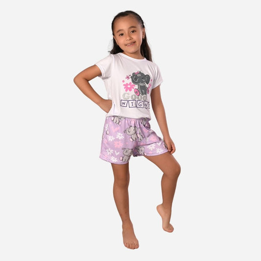 Pijama Niña Blusa + Short Ref.521002-004-1