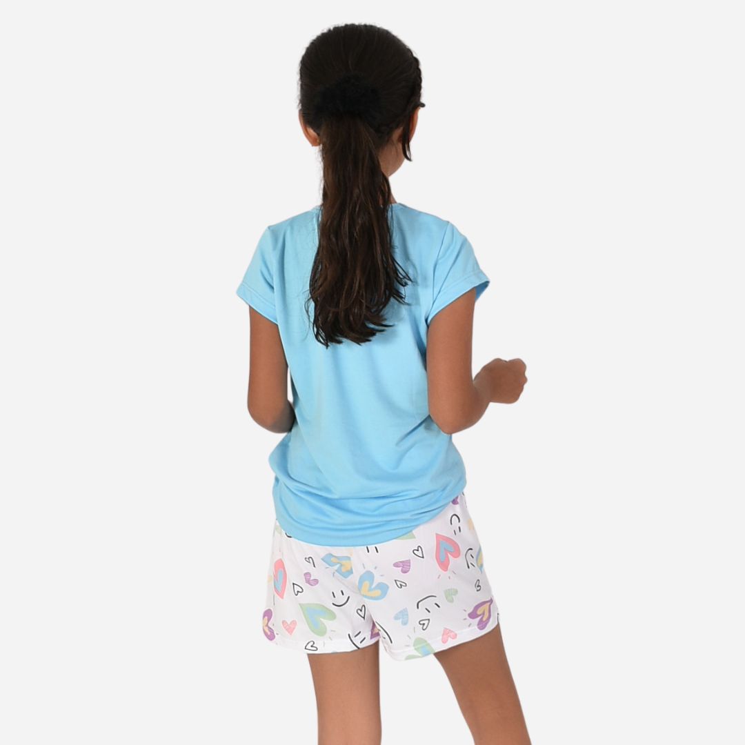 Pijama de Niña Blusa + Short Ref. 521002-014