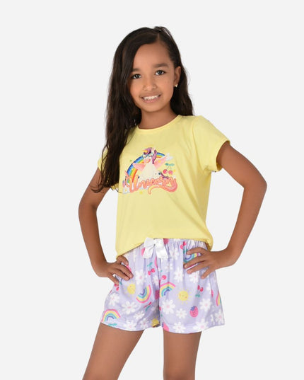 Pijama De Niña Blusa + Short Ref. 521002-015