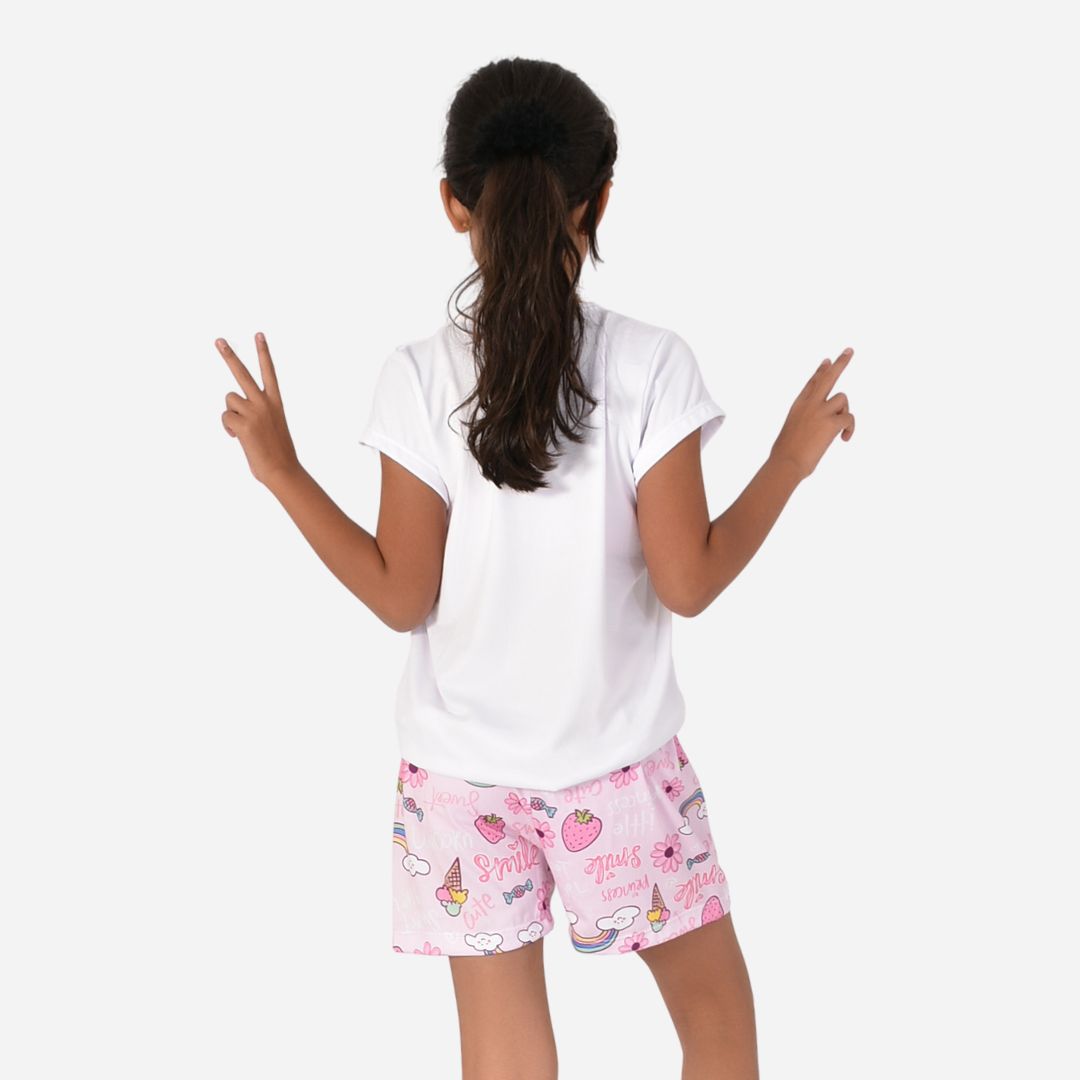 Pijama De Niña Blusa + Short Ref. 521002-016