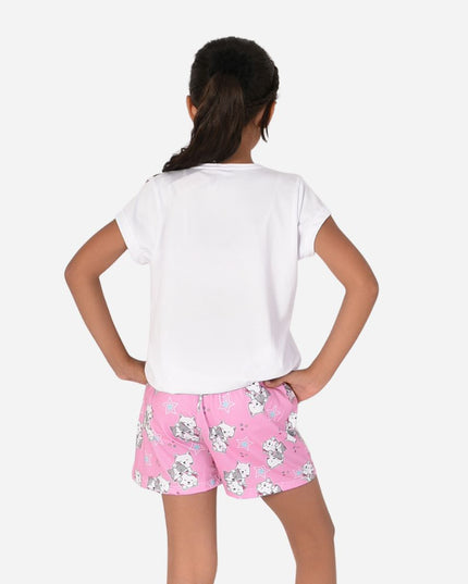 Pijama De Niña Blusa + Short Ref. 521002-018