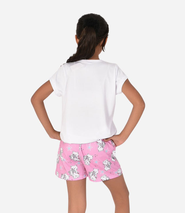 Pijama De Niña Blusa + Short Ref. 521002-018