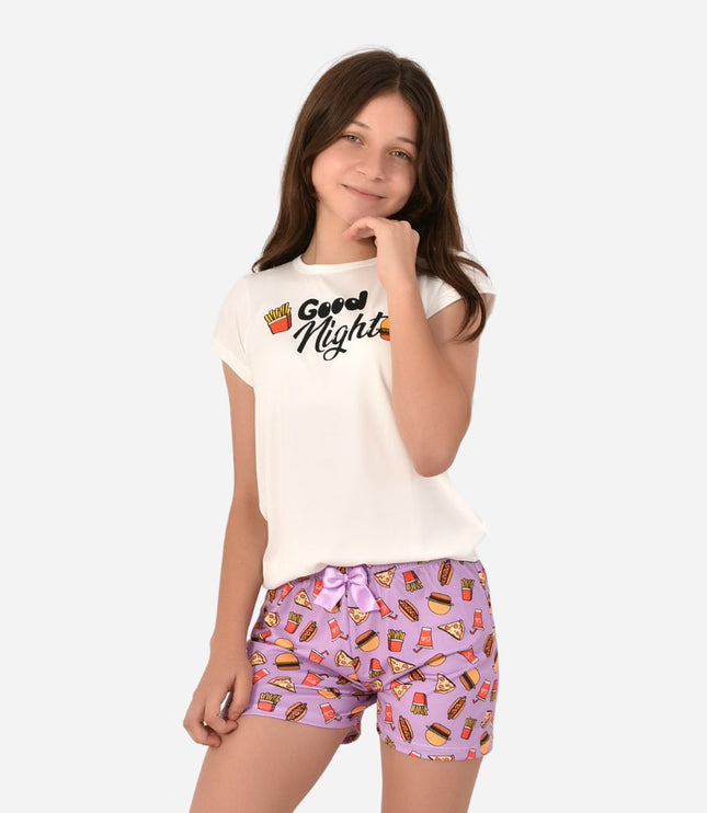 Pijama De Niña Blusa + Short Ref. 521002-019